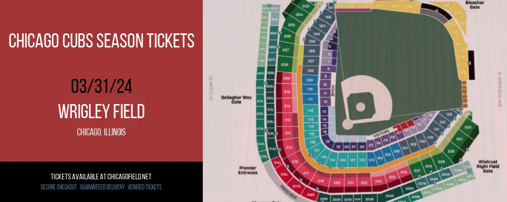 Chicago Cubs Season Tickets at Wrigley Field